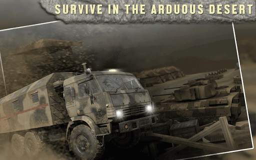 Offroad US Army Transport Cargo Truck Simulator screenshot 1