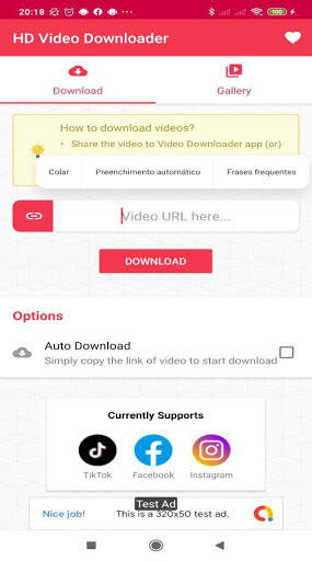 HD Video Downloader screenshot 1