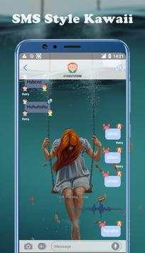 Kawaii Messenger - Message for Pink Girls screenshot 2