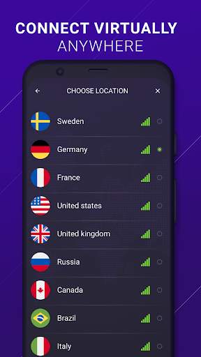 VPN: فیلتر شکن پرسرعت قوی - Free VPN And Secure screenshot 3