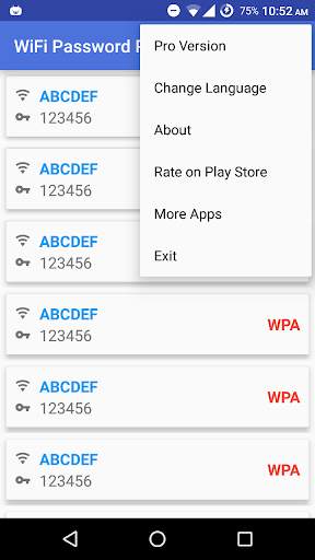 WiFi Password Recovery 2017 screenshot 2
