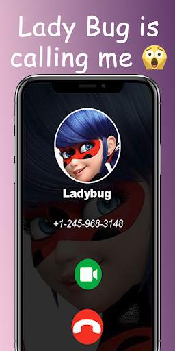 Fake Call Ladybug Granny: Halloween Scary escape screenshot 1