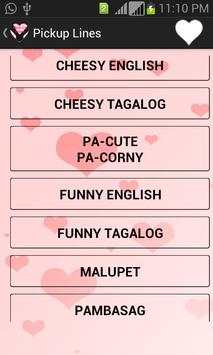 Pinoy Pickup Lines Free screenshot 1