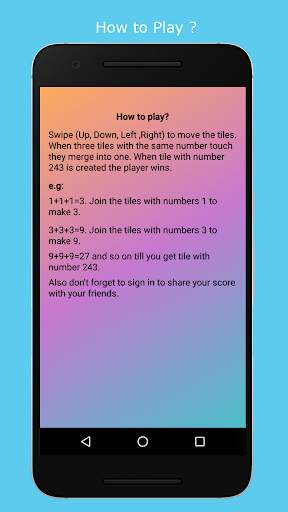 243 Puzzle Game screenshot 3