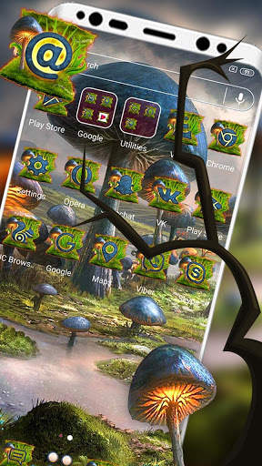 Mushroom Land Launcher Theme screenshot 2