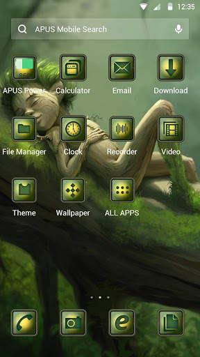 Bosque-APUS Launcher tema screenshot 2
