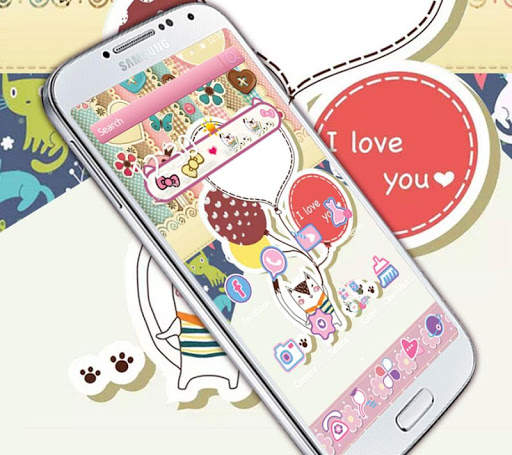 Pink wallpaper, small fox Tourism World Theme screenshot 2