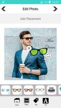Men sunglasses editor screenshot 7