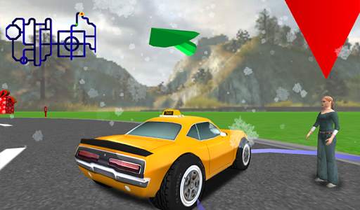 3D Santa Taxi Drive screenshot 11