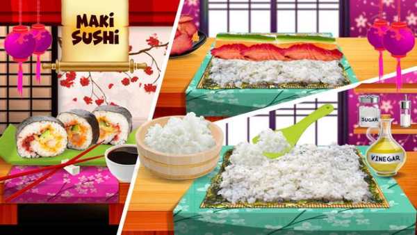 Rainbow Unicorn Sushi Maker! DIY Cooking Game screenshot 8