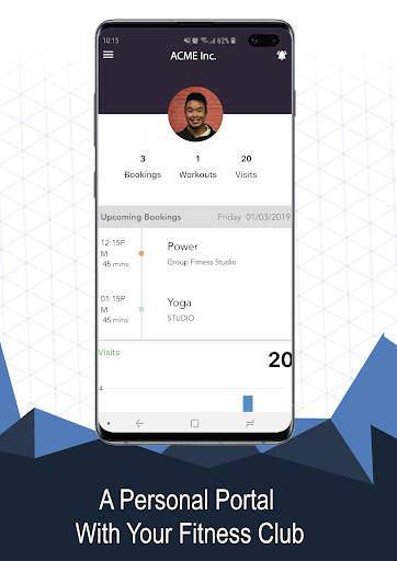 GymMaster Member Portal 1 تصوير الشاشة