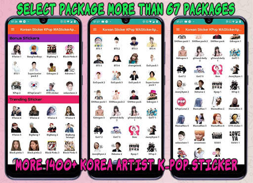 Korean Sticker KPop WASticker for WhatsApp screenshot 1