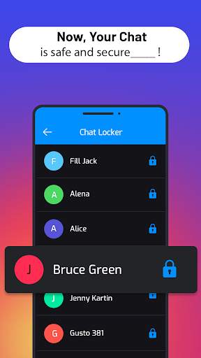 Chat  Locker  for Instagram - Secure Chat screenshot 4