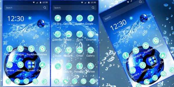 Blue Pokeball Theme screenshot 4