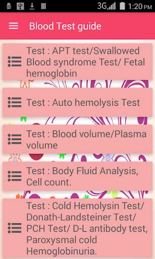 Blood Test guide screenshot 3
