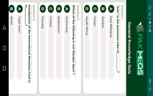 PakMcqs Quiz screenshot 14