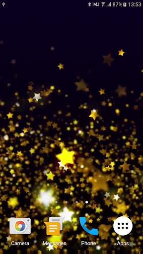 Gold Stars Live Wallpaper screenshot 7
