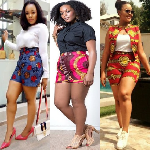 Ankara Shorts Fashion Styles icon