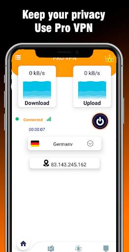 Pro VPN screenshot 1