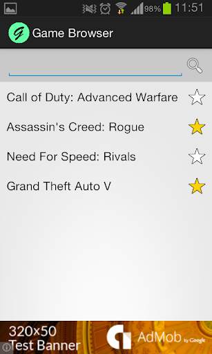 Game Browser screenshot 1
