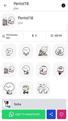 Pentol stickers Maker Animated for whatsapp 🤗 screenshot 7