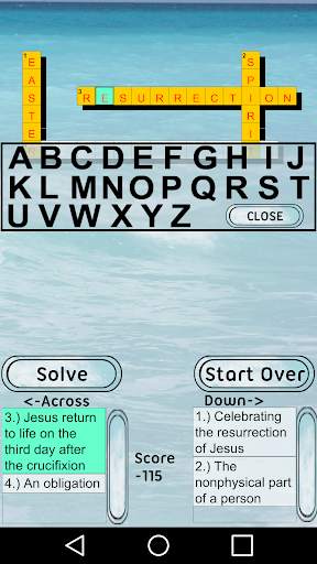 Bible Crossword FREE screenshot 2