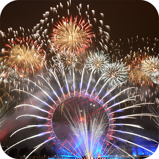 New Year Fireworks Wallpaper icon