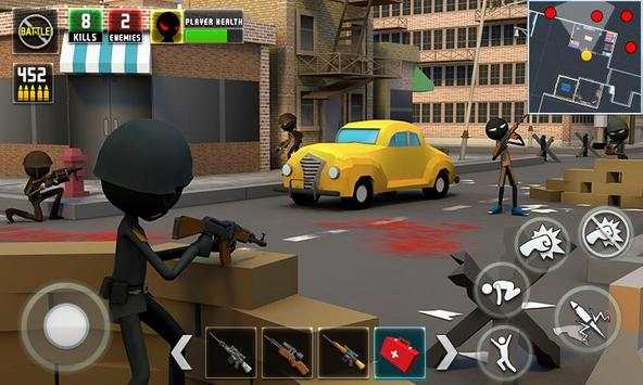 Stickman Royale : World War Battle screenshot 1