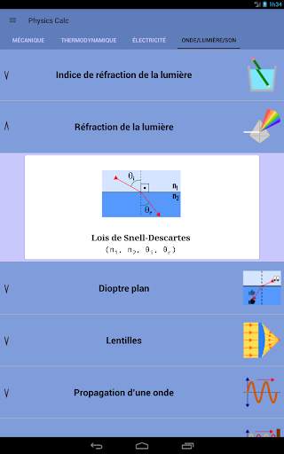Formules de Physique - Physics Calc screenshot 23