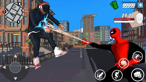 Spider Hero Rope Fighting - Gangster San andreas screenshot 1