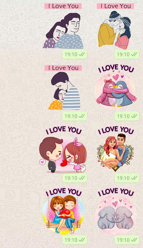 I Love You Stickers For WhatsApp WAStickerApps screenshot 1