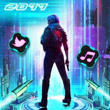 Cyber, Punk, Cool, Girl Themes & Wallpapers 4 تصوير الشاشة
