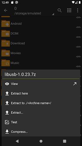 ZArchiver screenshot 2