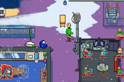 Among Us Baldi Mod screenshot 1