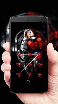 Electric robotic rose theme 2 تصوير الشاشة