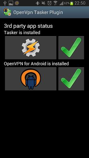 OpenVpn Tasker Plugin screenshot 1