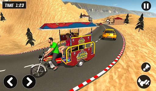 Chingchi Rickshaw Game:Tuk Tuk Parking Simulator screenshot 8