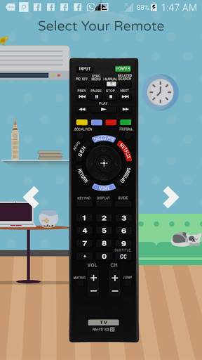 Remote Control For Sony TV screenshot 2