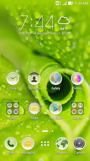 Fresh Green ASUS ZenUI Theme screenshot 2