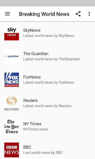 Breaking World News screenshot 1
