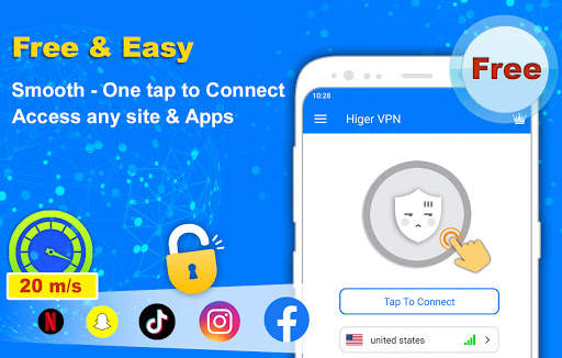 Higer VPN- Free VPN, Proxy Server, Super VPN Proxy screenshot 2