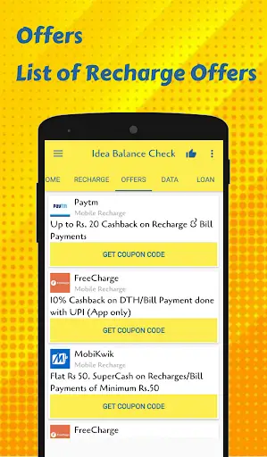 App for Idea Recharge & Idea balance check screenshot 3