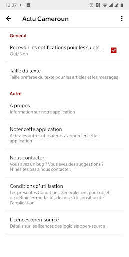 Actu Cameroun - News & Infos screenshot 7