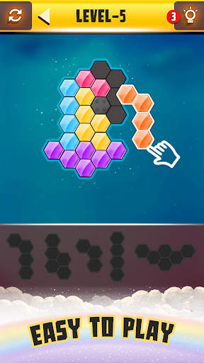 Hexa Puzzle Jigsaw Game screenshot 1