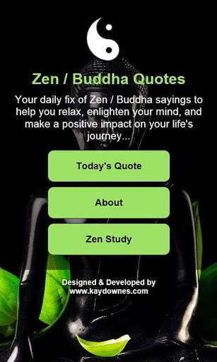 Daily Zen / Buddha Quotes - Free Edition screenshot 1