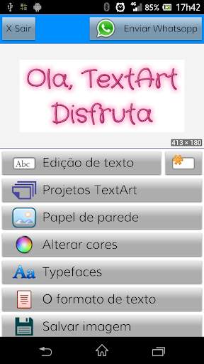 TextArt: Compartilhar screenshot 1