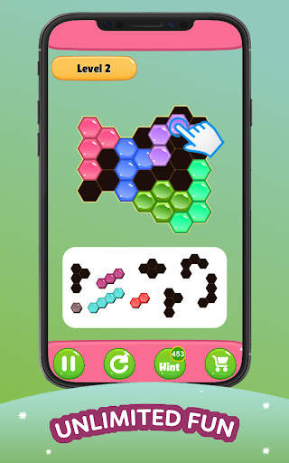 Hexa jigsaw puzzle: Hero Block screenshot 7