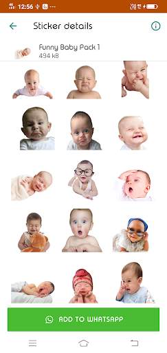 New WAStickerApps - Cute Baby Stickers screenshot 2