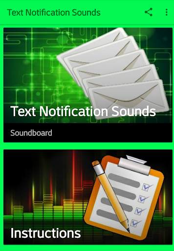 Text Notification Sounds 1 تصوير الشاشة