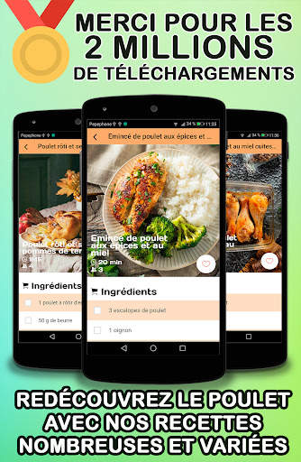 Recettes poulet screenshot 1